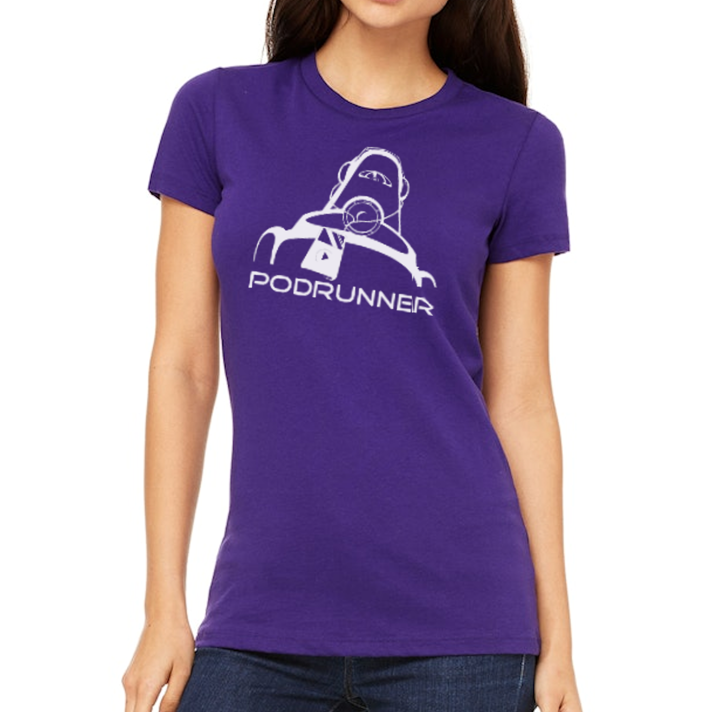 Podrunner Women's Fitted Tee