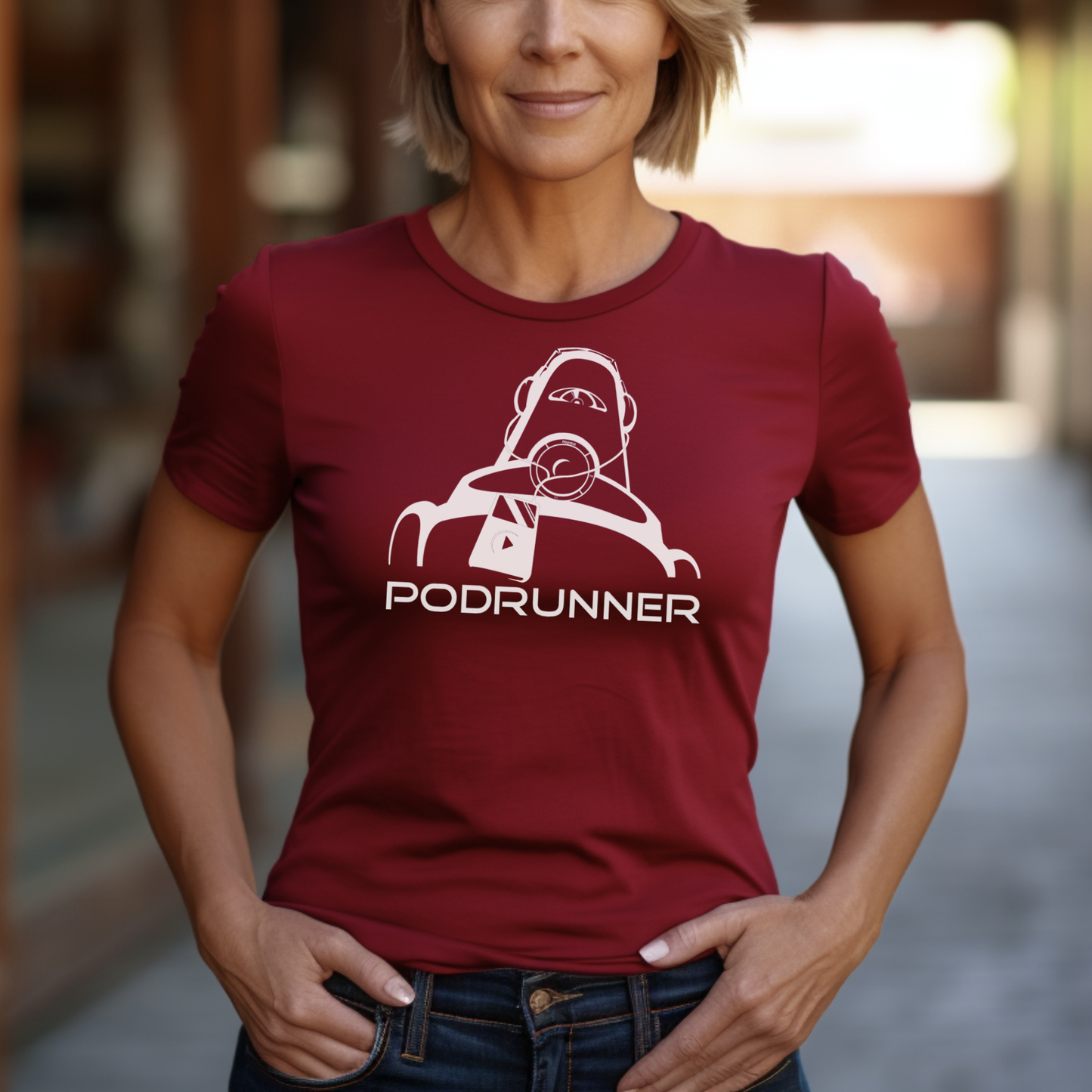 Podrunner Women's Fitted Tee