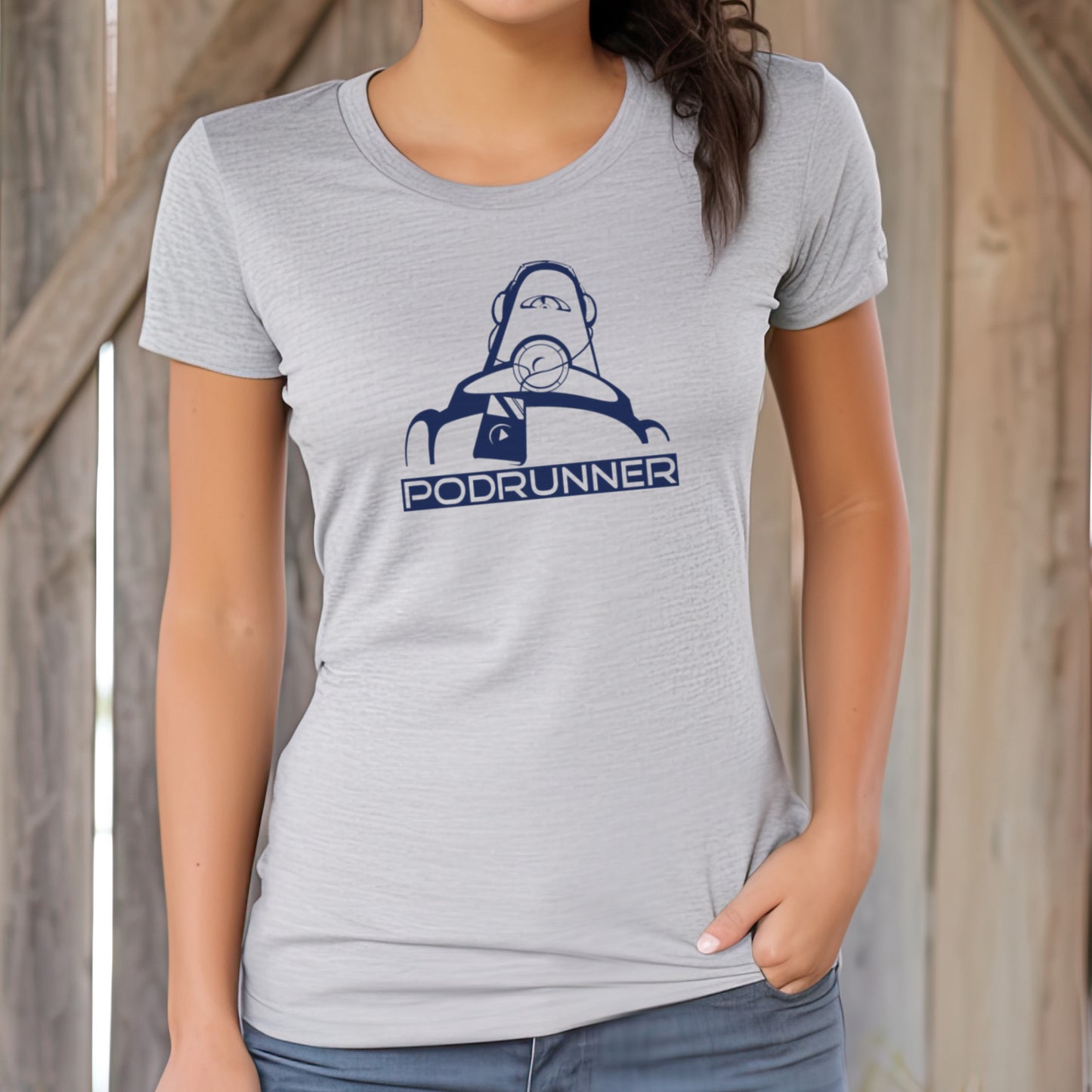 Podrunner Women's Fitted Tee